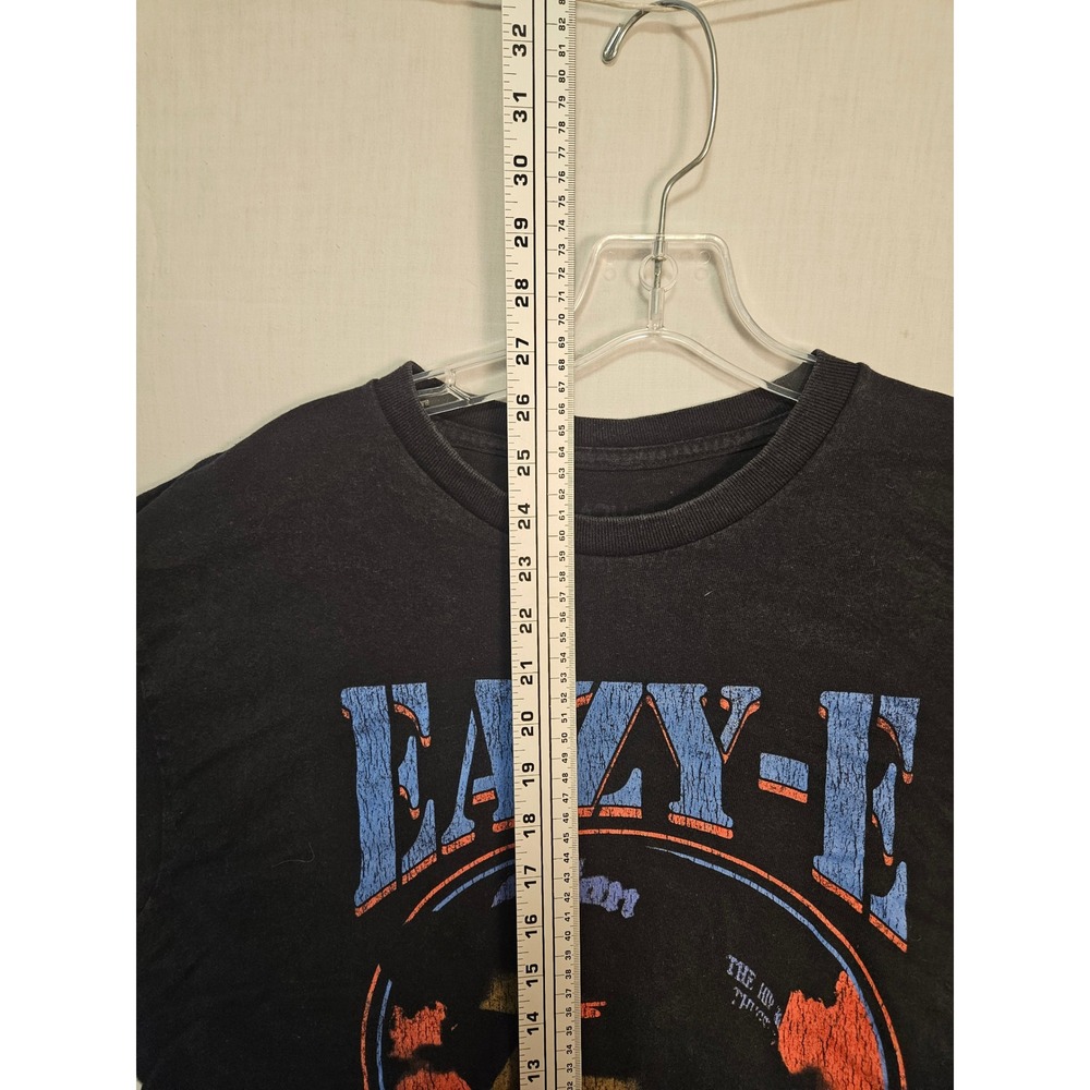 Eazy-E Graphic T-Shirt Mens Large Black Short Sleeve Hip Hop Rap Tee 2607 - Picture 3 of 6